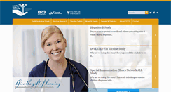 Desktop Screenshot of centerforvaccinology.ca
